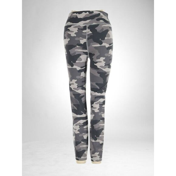 J Crew Size Small Womens 7/8 Leggings Athletic Pants Gray Camo - Picture 2 of 5
